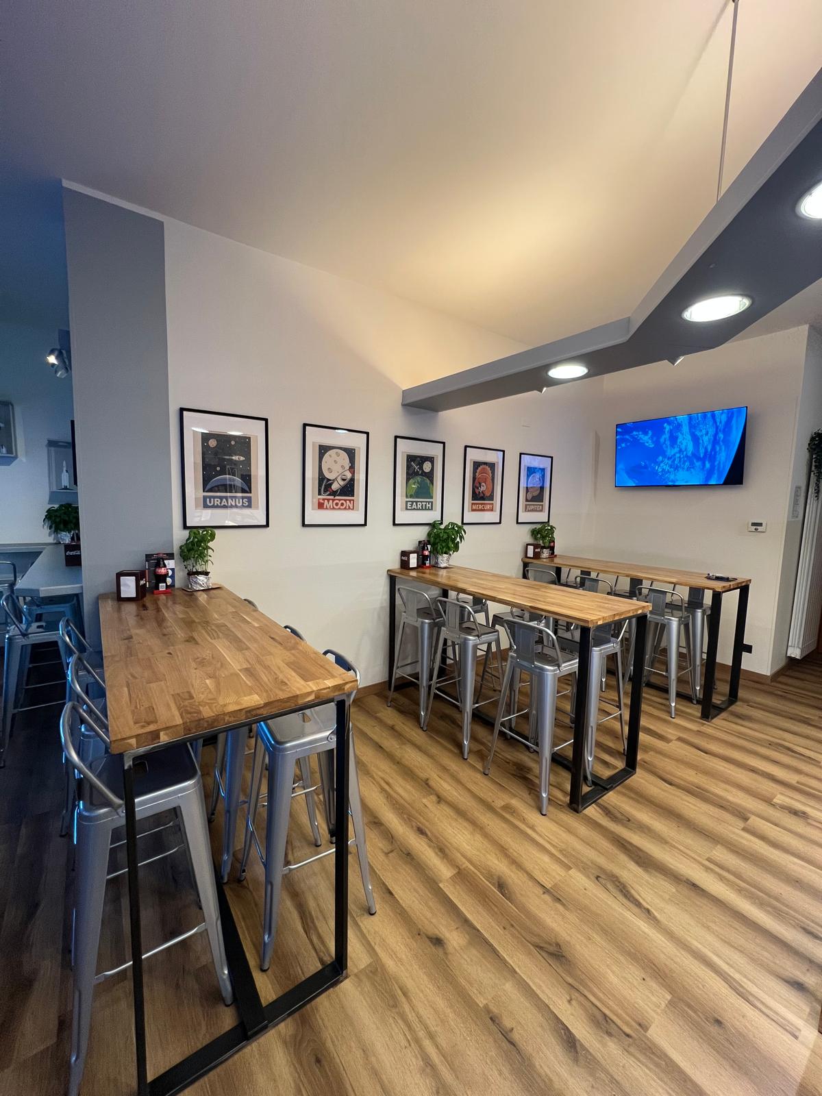 Sala pranzo Rocket Pizza